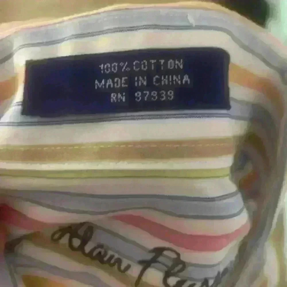 Alan Flusser Men’s XL Multicolor Striped Long Sleeve - Picture 5 of 8